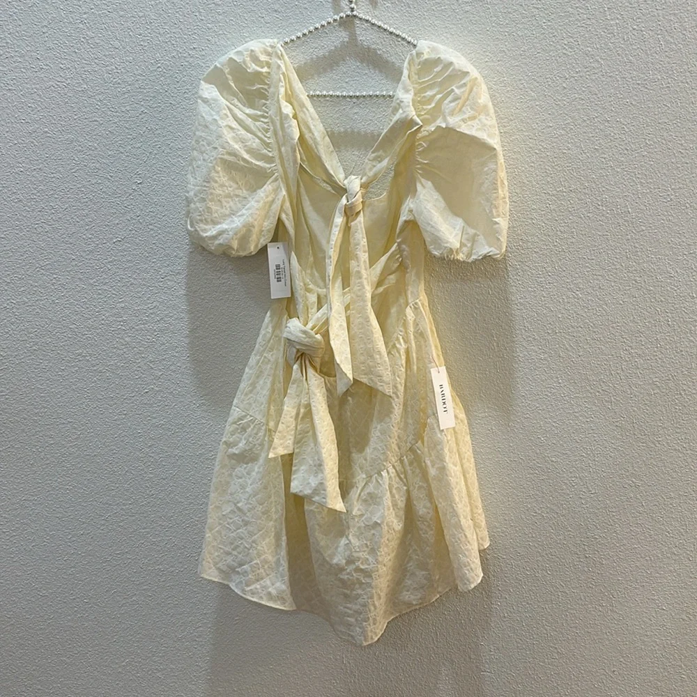 NWT Bardot Lucy Puff Sleeve Mini Dress 4 - Picture 13 of 16